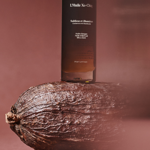 Fêve de cacao et huile de beauté